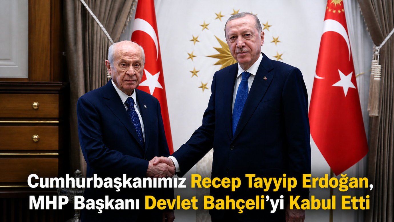 Cumhurbaşkanı Erdoğan, MHP Genel Başkanı Bahçeli'yi kabul etti